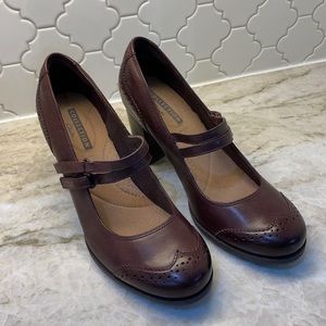 Clarks Collection Soft Cushion double strap Mary Jane